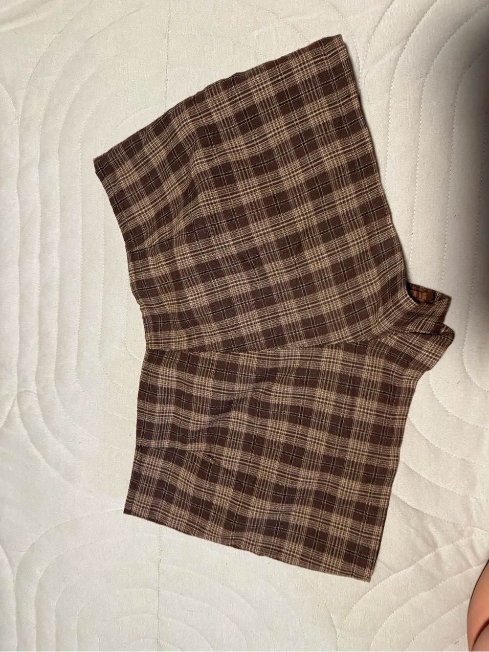 Pretty little things Plaid Cotton mini Shorts